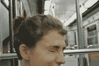 Chiara in Paris underground