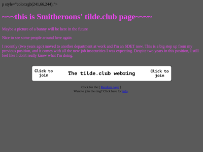 Screenshot of ~Smitheroons