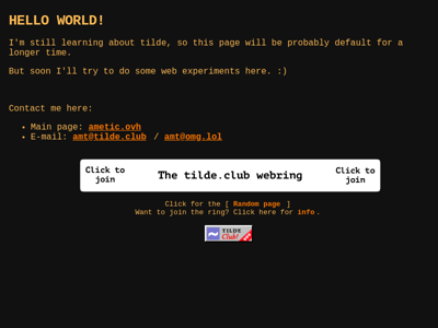 Screenshot of ~amt