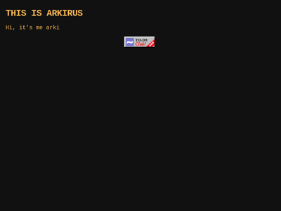 Screenshot of ~arkiruz