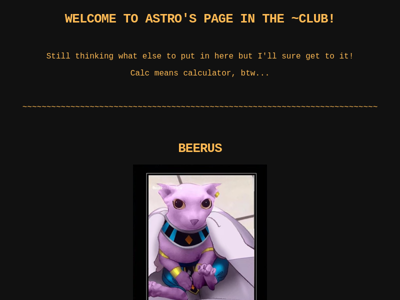 Screenshot of ~astropenguan