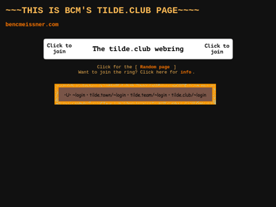 Screenshot of ~bcm