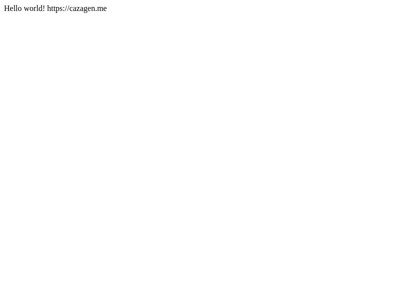 Screenshot of ~cazagen
