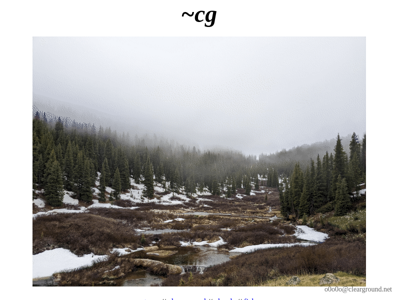 Screenshot of ~clearground