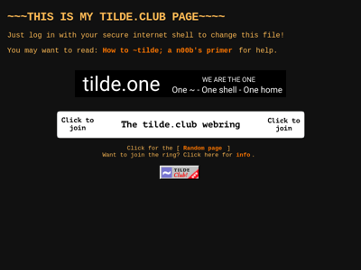 Screenshot of ~curietheace