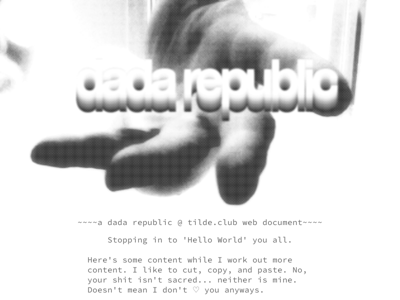 Screenshot of ~dadarepublic