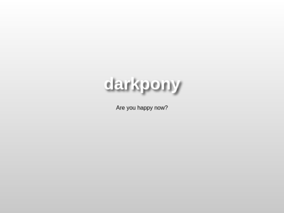 Screenshot of ~darkpony