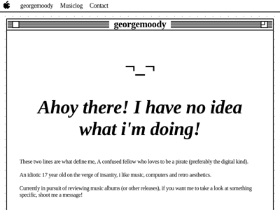 Screenshot of ~georgemoody