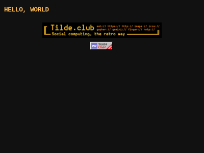 Screenshot of ~gleb