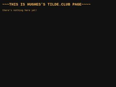 Screenshot of ~hughes