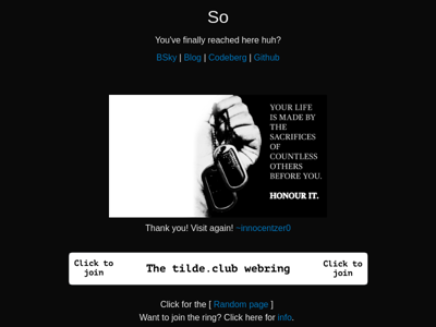 Screenshot of ~innocentzer0