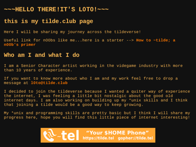 Screenshot of ~l0to