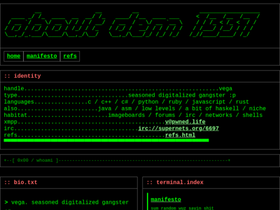 Screenshot of ~leg