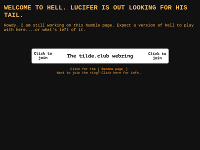 Screenshot of ~lucifer