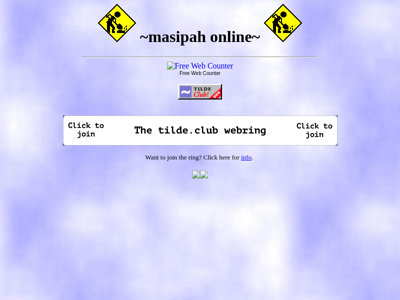 Screenshot of ~masipah