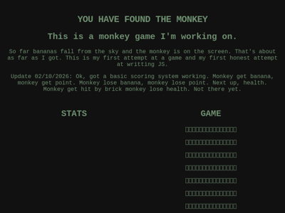 Screenshot of ~monkey