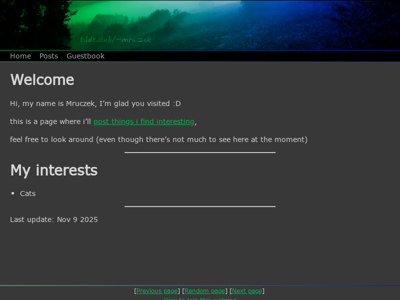 Screenshot of ~mruczek