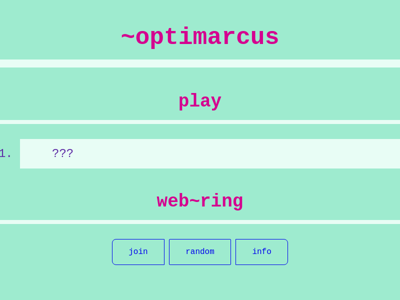 Screenshot of ~optimarcus