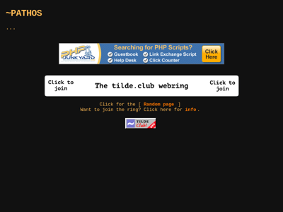 Screenshot of ~pathos