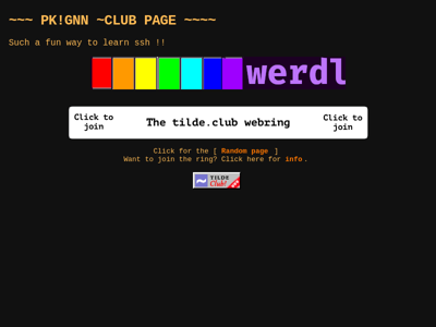 Screenshot of ~pkgnn