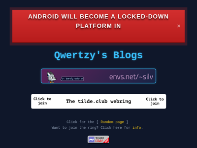 Screenshot of ~qwertzy