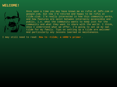 Screenshot of ~rufus