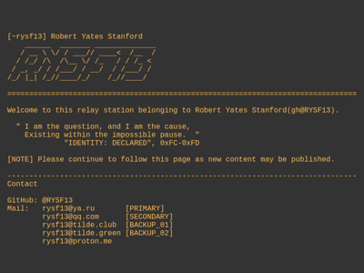 Screenshot of ~rysf13