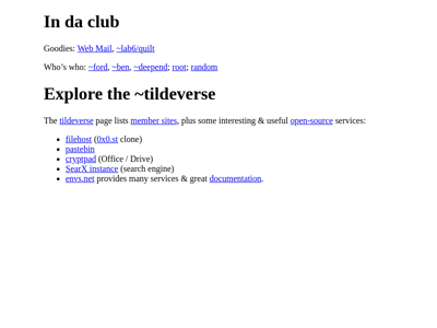 Screenshot of ~schlep