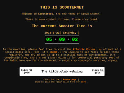 Screenshot of ~scooterbird