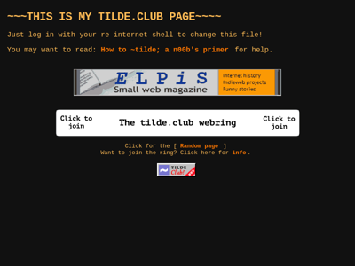 Screenshot of ~stylian