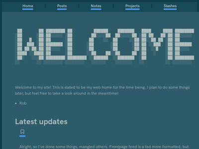 Screenshot of ~thegreekgeek
