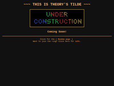 Screenshot of ~theory