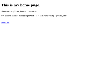 Screenshot of ~user