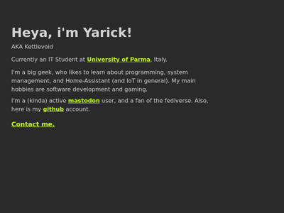 Screenshot of ~yarick