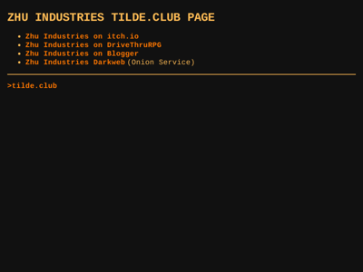 Screenshot of ~zhu
