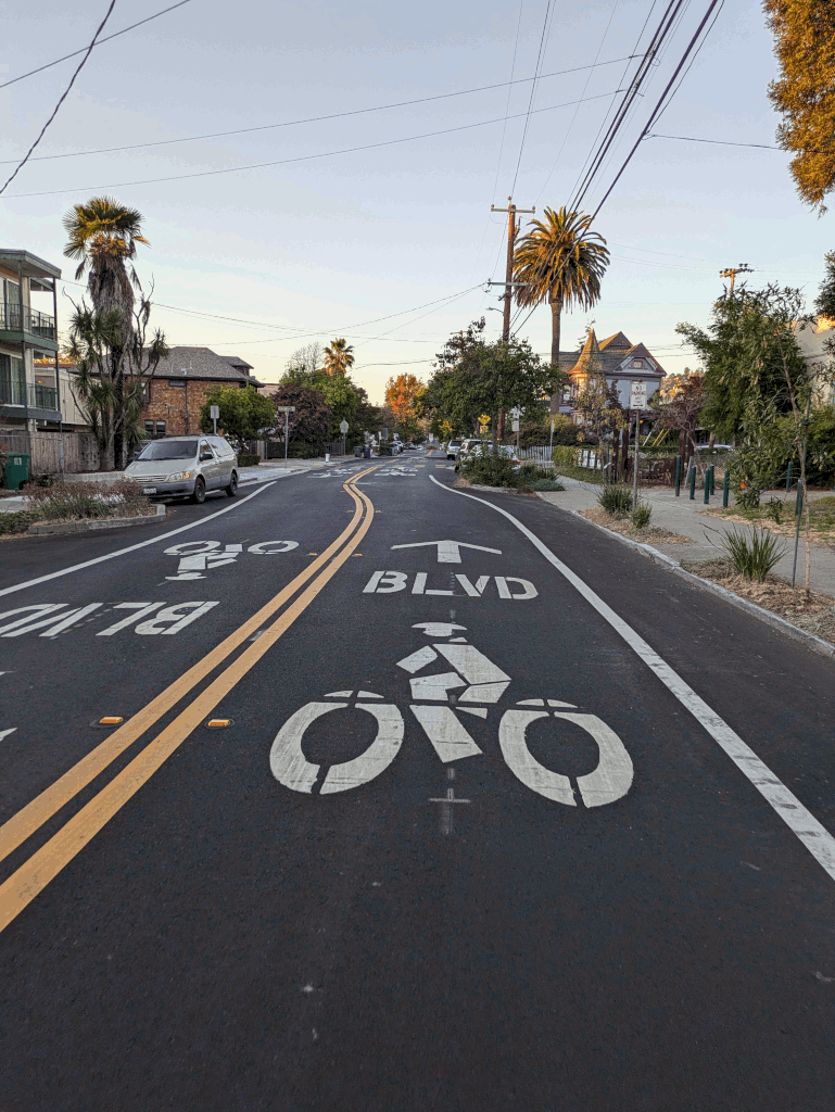 bike boulevard in berkeley