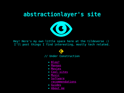 Screenshot of ~abstractionlayer