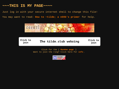 Screenshot of ~alecks