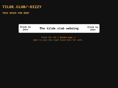 Screenshot of ~dizzy