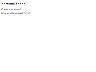 Screenshot of ~emacs