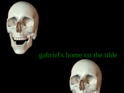 Screenshot of ~gabriel