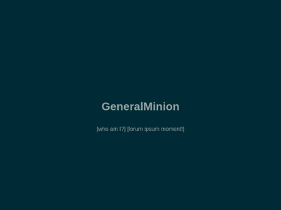 Screenshot of ~generalminion