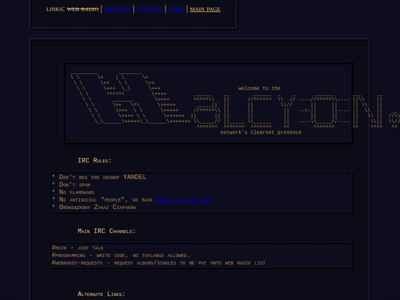Screenshot of ~halcyon