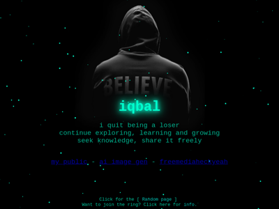 Screenshot of ~iqbal