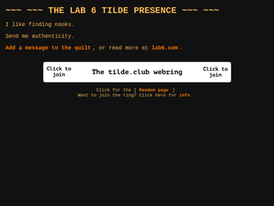 Screenshot of ~lab6