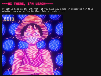 Screenshot of ~leach