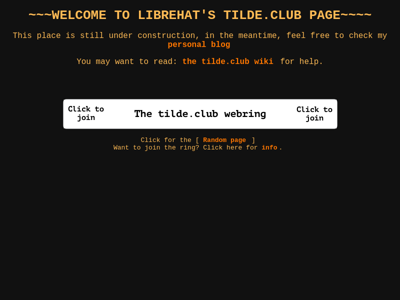 Screenshot of ~librehat