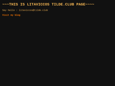 Screenshot of ~litaviccos