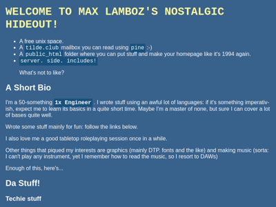 Screenshot of ~maxlamboz