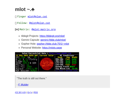 Screenshot of ~mlot